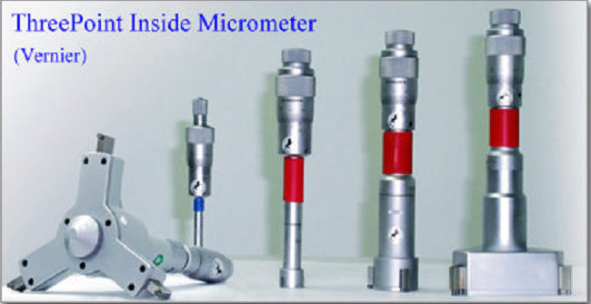 Three Point inside Micrometer (Vernier) "Metrology" Model TP-906
